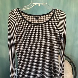 Express Houndstooth Sweater excellent Condition